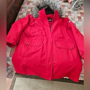 Red Winter Parka